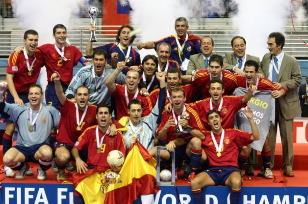 España Fútbol Sala masculina Campeones_2004