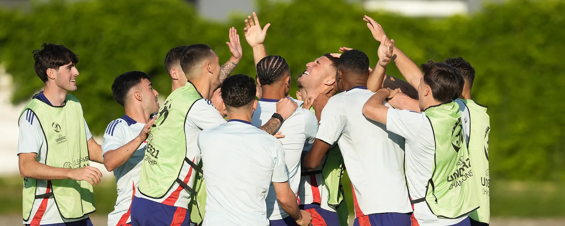 Los jugadores, en el entrenamiento del viernes