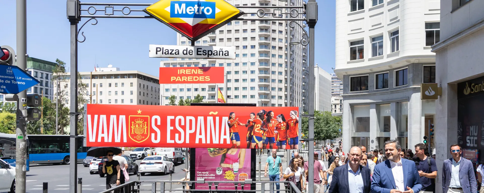 Louzán, en Metro de Madrid
