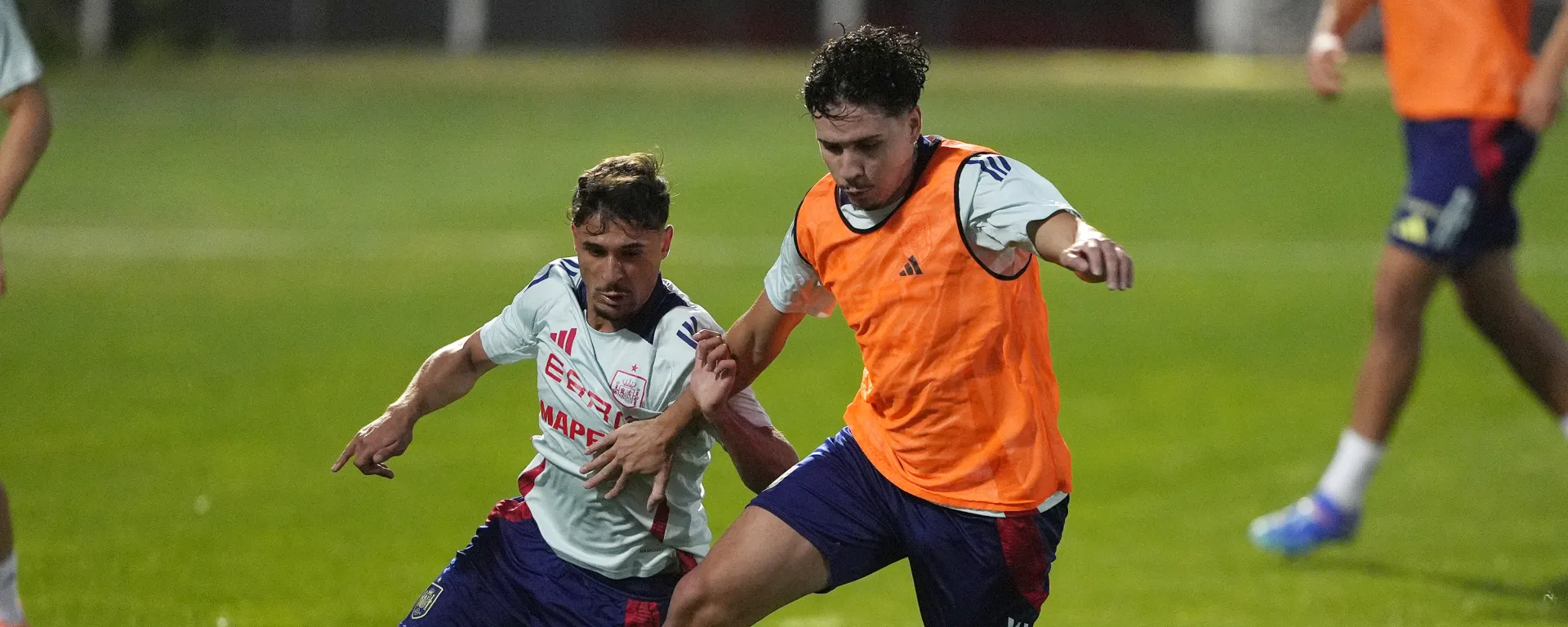 Entrenamiento de la sub-21 en Las Rozas