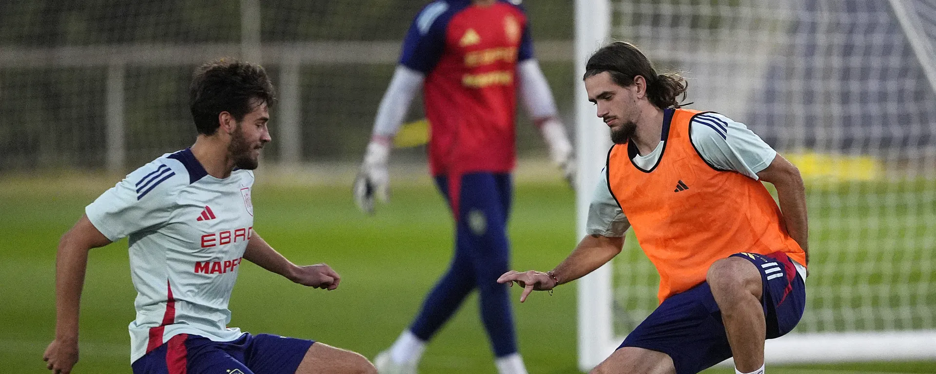 Entrenamiento de la sub-21 en Las Rozas