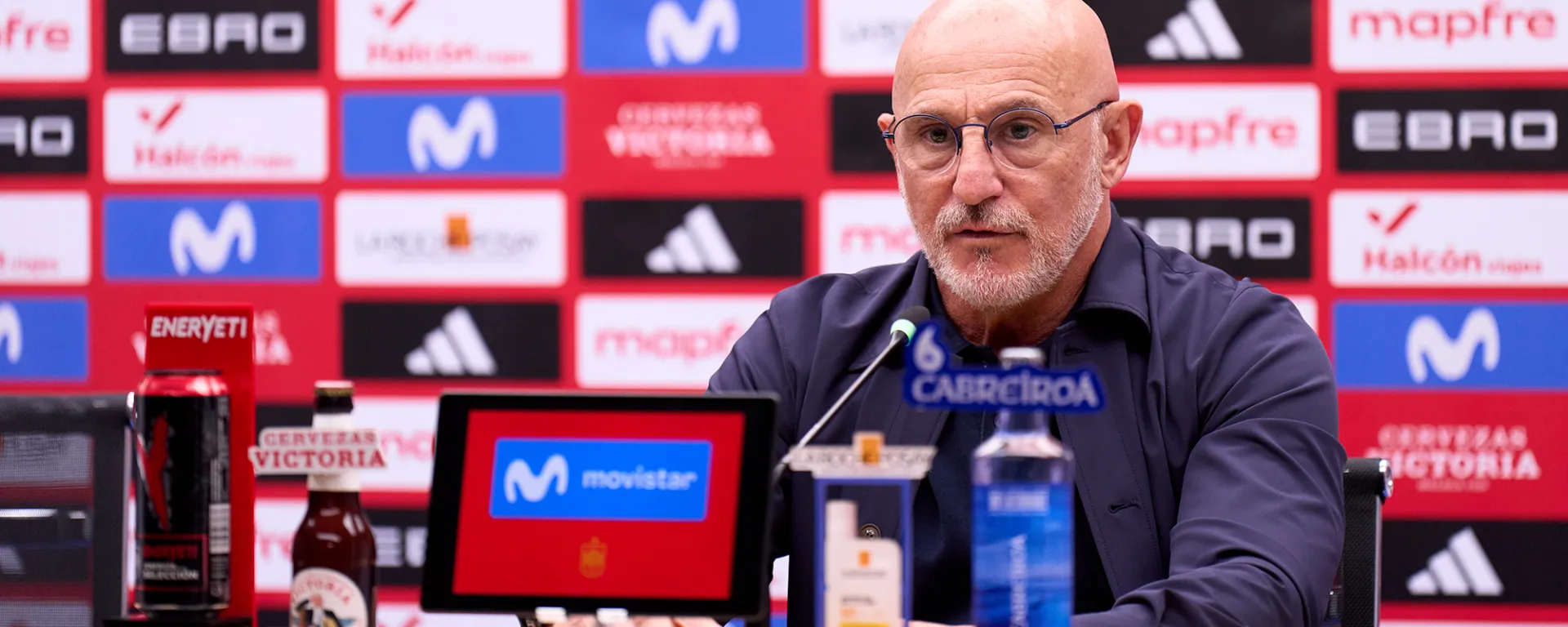 Luis d ela Fuente en Riazor