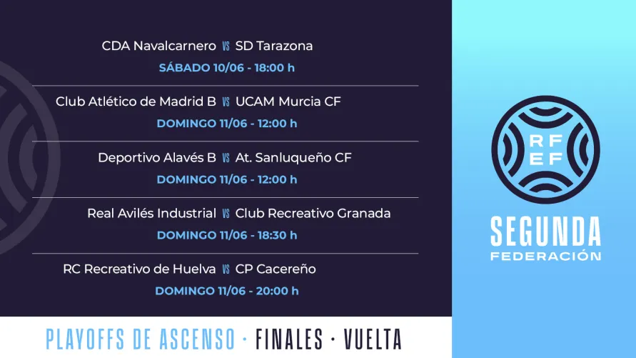 Horarios completos de las finales por el ascenso a Primera Federación ...