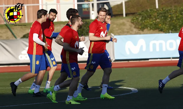 Entrenamiento de la Selección española © Carmelo Rubio