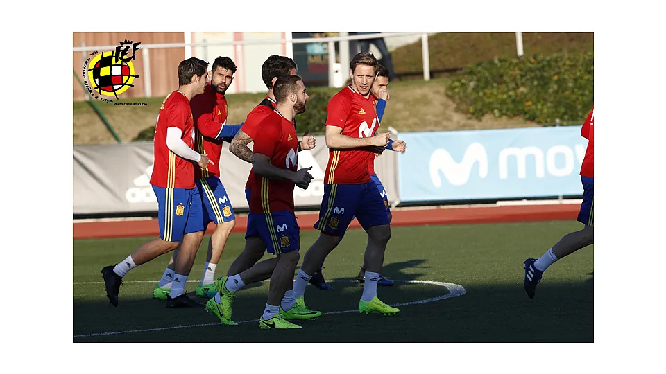 Entrenamiento de la Selección española © Carmelo Rubio