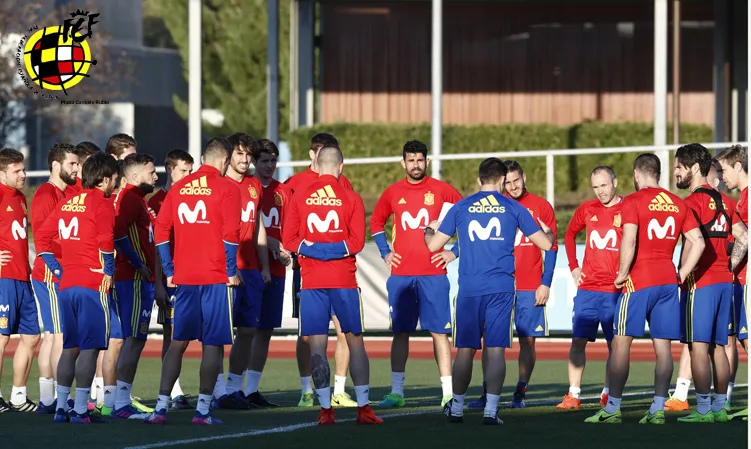 Entrenamiento de la Selección española © Carmelo Rubio