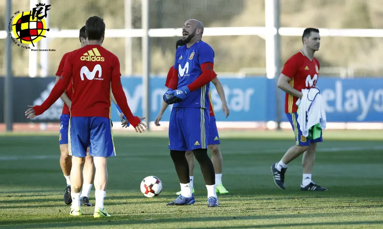 Entrenamiento de la Selección española © Carmelo Rubio