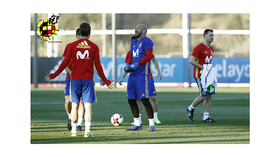 Entrenamiento de la Selección española © Carmelo Rubio