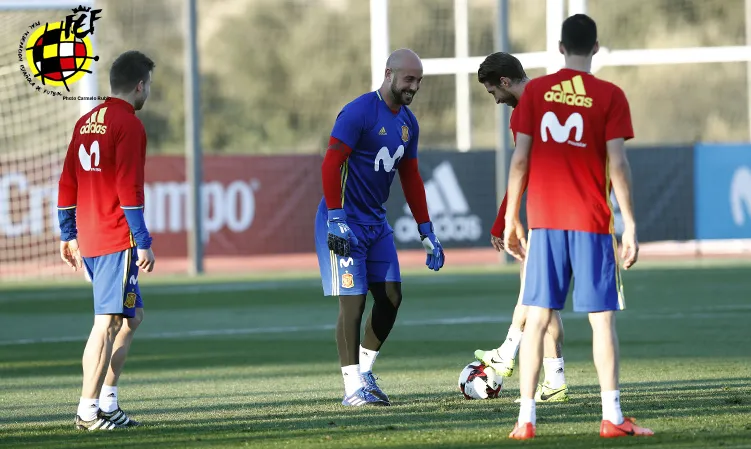 Entrenamiento de la Selección española © Carmelo Rubio