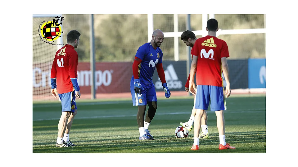 Entrenamiento de la Selección española © Carmelo Rubio