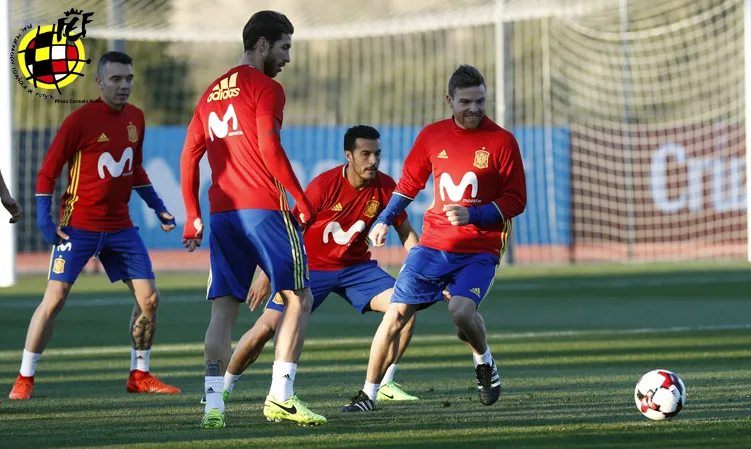 Entrenamiento de la Selección española © Carmelo Rubio