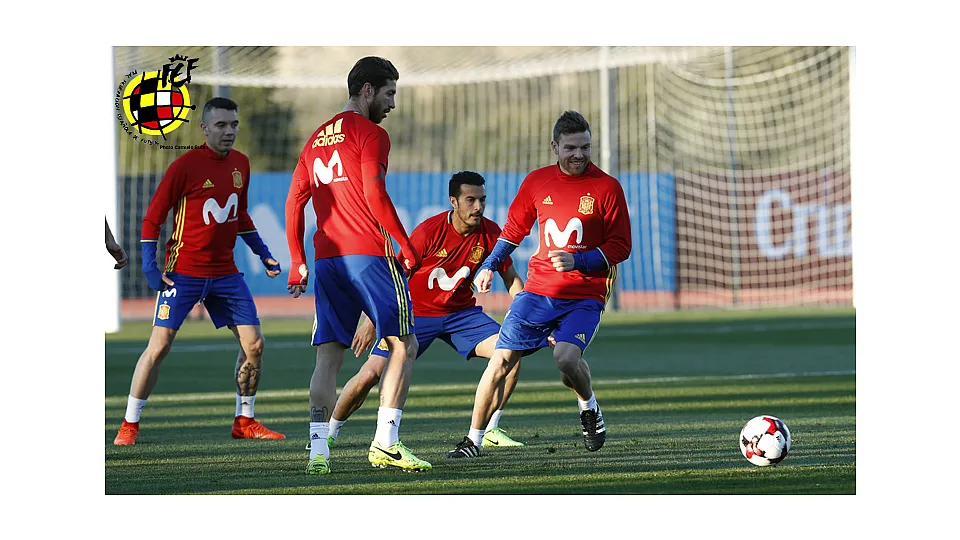 Entrenamiento de la Selección española © Carmelo Rubio