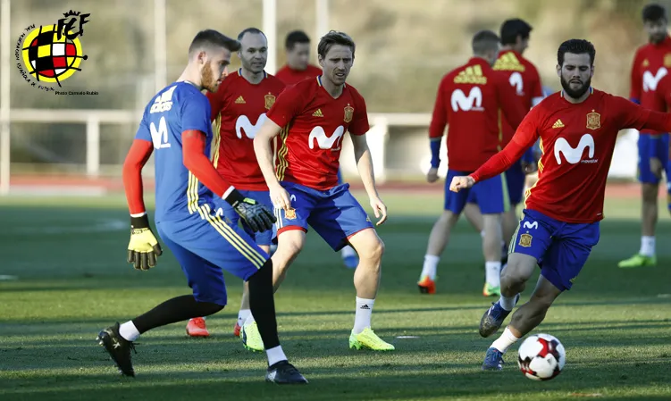 Entrenamiento de la Selección española © Carmelo Rubio