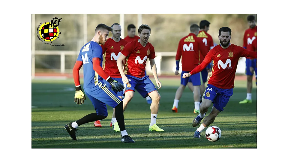 Entrenamiento de la Selección española © Carmelo Rubio