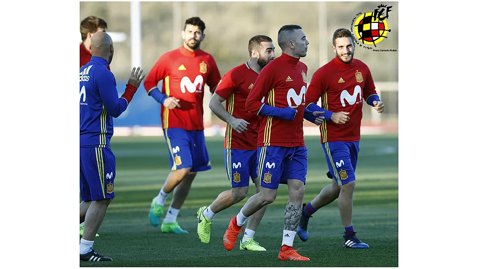 Entrenamiento de la Selección española © Carmelo Rubio