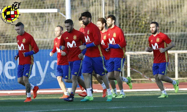 Entrenamiento de la Selección española © Carmelo Rubio