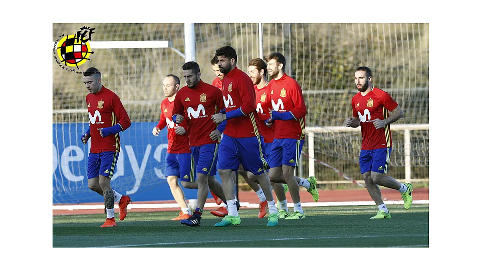 Entrenamiento de la Selección española © Carmelo Rubio