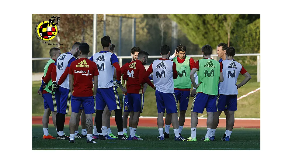 Entrenamiento de la Selección española © Carmelo Rubio