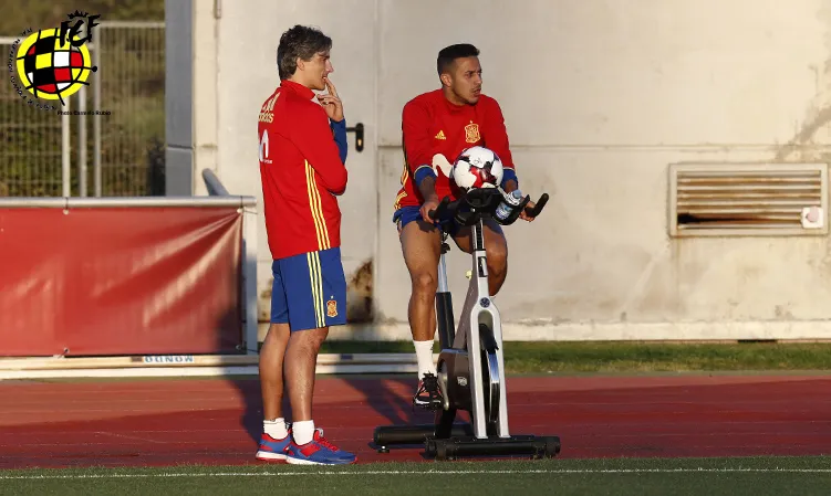 Entrenamiento de la Selección española © Carmelo Rubio