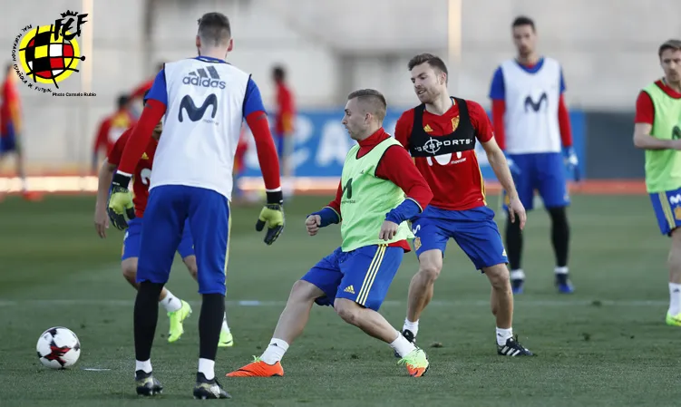 Entrenamiento de la Selección española © Carmelo Rubio