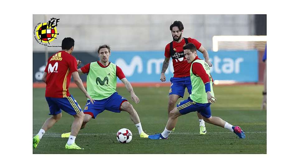 Entrenamiento de la Selección española © Carmelo Rubio