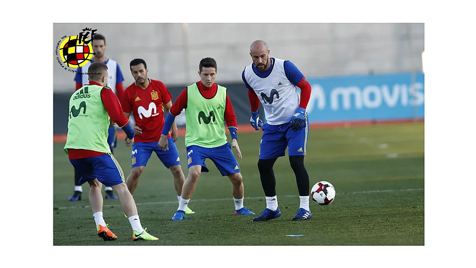 Entrenamiento de la Selección española © Carmelo Rubio