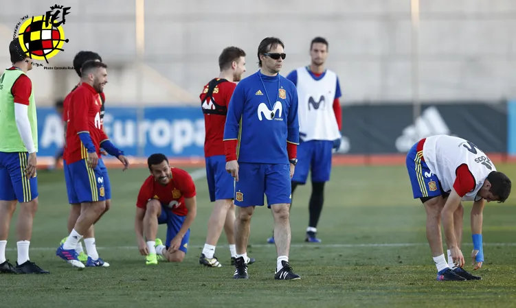 Entrenamiento de la Selección española © Carmelo Rubio