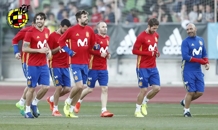 Entrenamiento de la Selección española © Carmelo Rubio