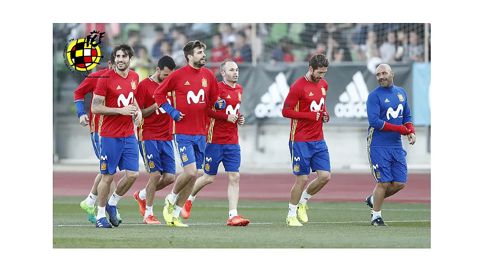 Entrenamiento de la Selección española © Carmelo Rubio