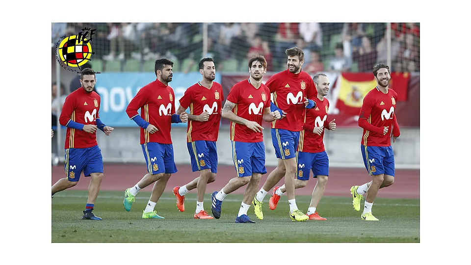 Entrenamiento de la Selección española © Carmelo Rubio