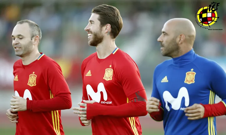 Entrenamiento de la Selección española © Carmelo Rubio