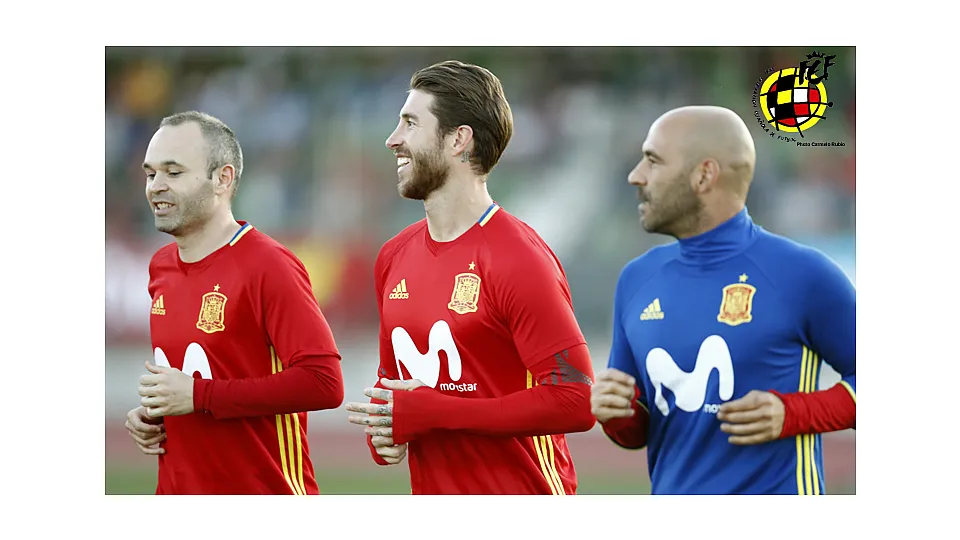 Entrenamiento de la Selección española © Carmelo Rubio