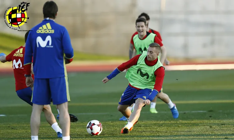 Entrenamiento de la Selección española © Carmelo Rubio