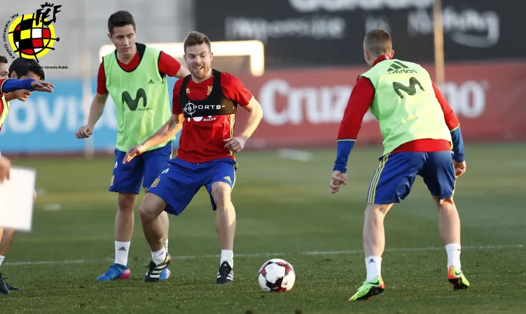 Entrenamiento de la Selección española © Carmelo Rubio