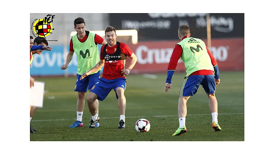 Entrenamiento de la Selección española © Carmelo Rubio