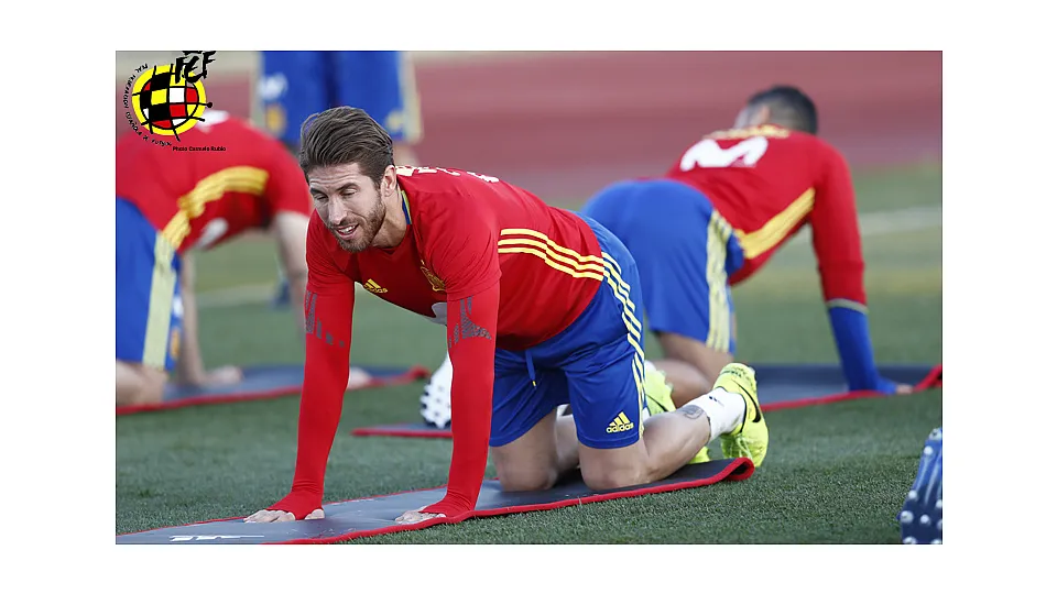 Entrenamiento de la Selección española © Carmelo Rubio