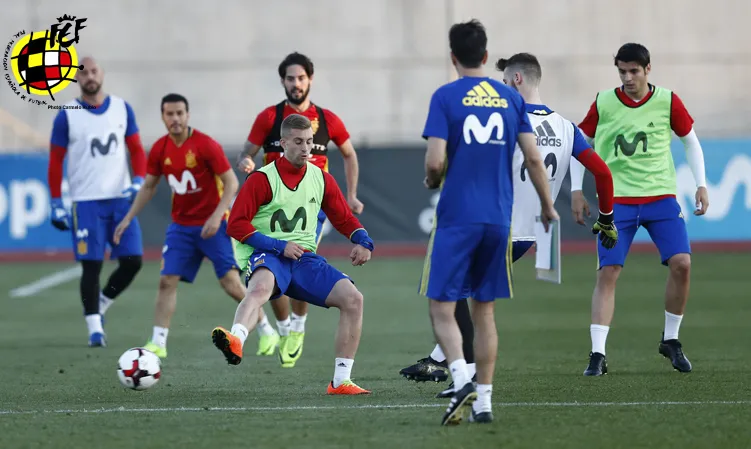 Entrenamiento de la Selección española © Carmelo Rubio