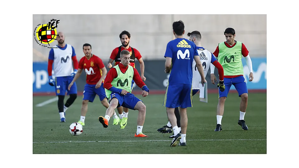 Entrenamiento de la Selección española © Carmelo Rubio