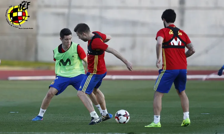 Entrenamiento de la Selección española © Carmelo Rubio