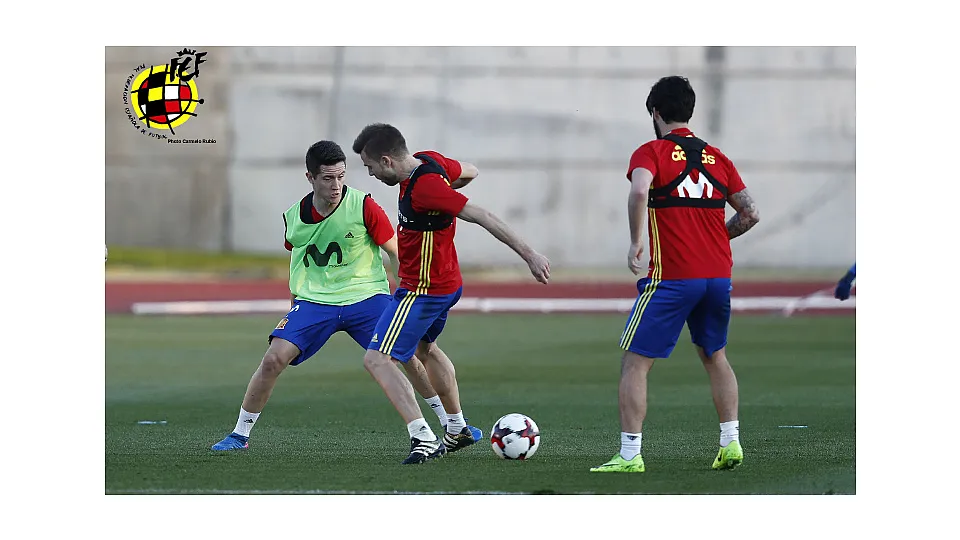 Entrenamiento de la Selección española © Carmelo Rubio
