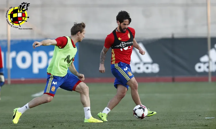 Entrenamiento de la Selección española © Carmelo Rubio