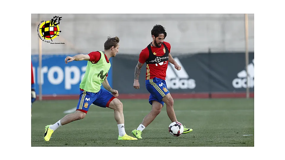 Entrenamiento de la Selección española © Carmelo Rubio