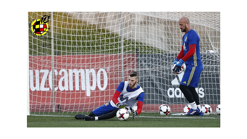 Entrenamiento de la Selección española © Carmelo Rubio