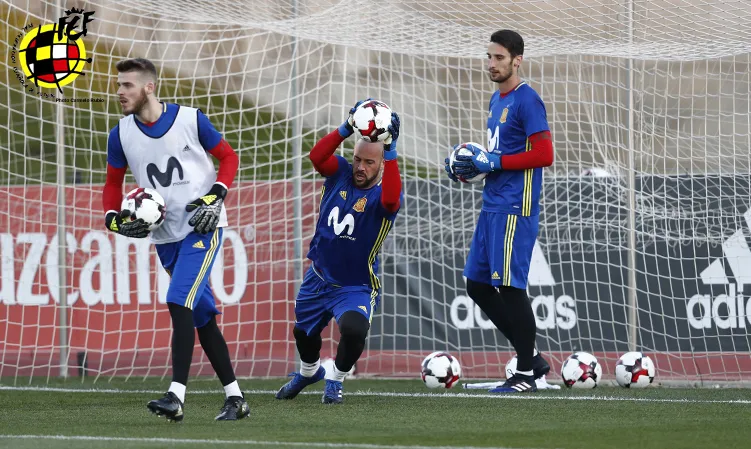 Entrenamiento de la Selección española © Carmelo Rubio