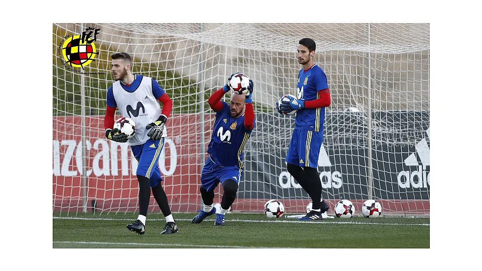 Entrenamiento de la Selección española © Carmelo Rubio