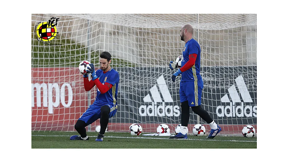 Entrenamiento de la Selección española © Carmelo Rubio