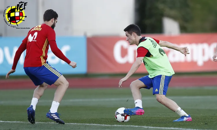 Entrenamiento de la Selección española © Carmelo Rubio