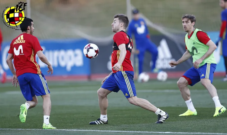 Entrenamiento de la Selección española © Carmelo Rubio