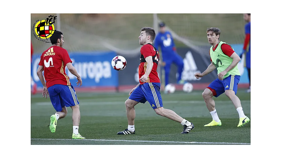 Entrenamiento de la Selección española © Carmelo Rubio