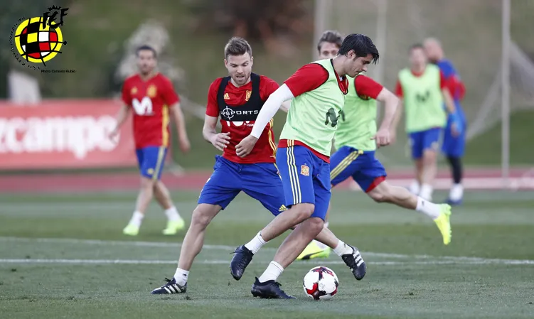 Entrenamiento de la Selección española © Carmelo Rubio